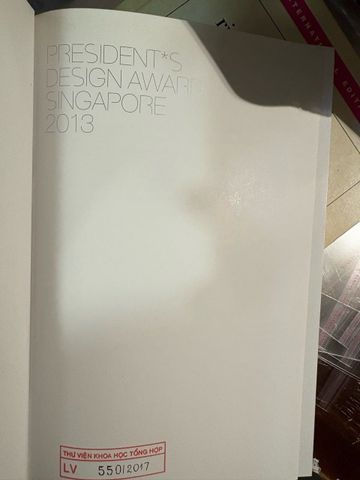  President*s design award Singapore 2013 