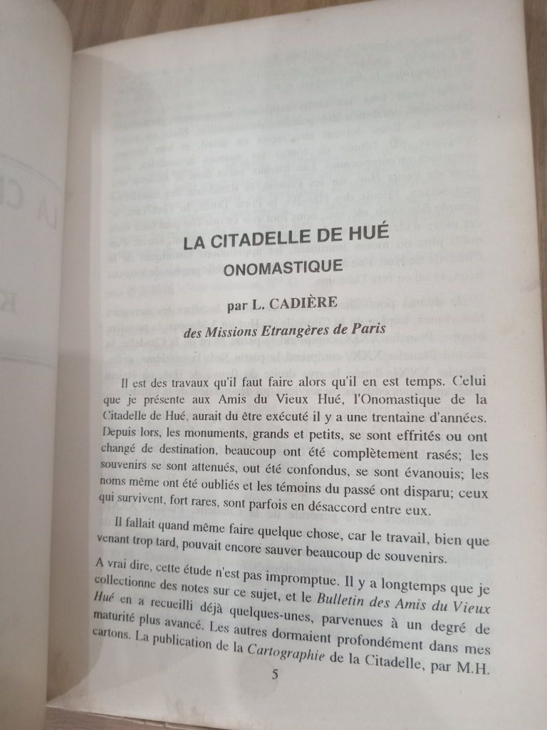  Kinh Thành Huế-địa Danh - Léopold Cadière 