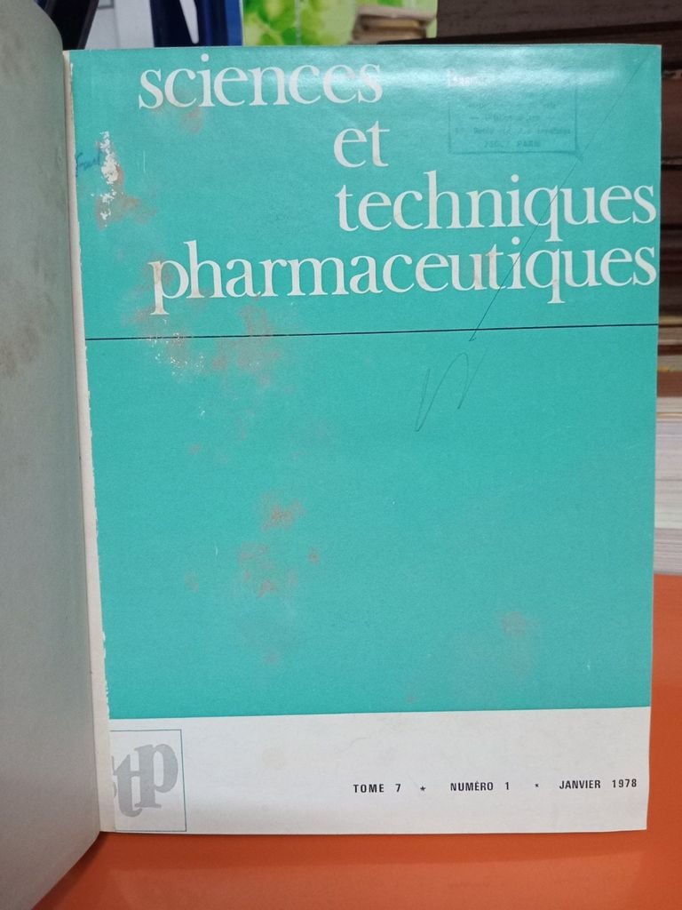  Sciences Et Techniques Pharma Ceutiques 