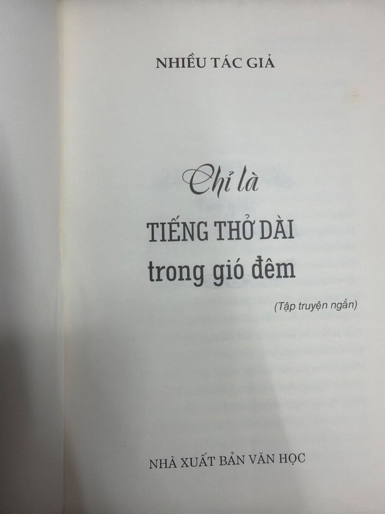  Chỉ Là Tiếng Thở Dài Trong Gió Đêm - Nhiều Tác Giả 