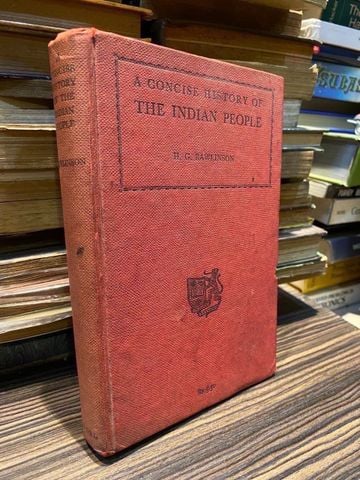  A Concise History of The Indian People - H. G. Rawlinson 