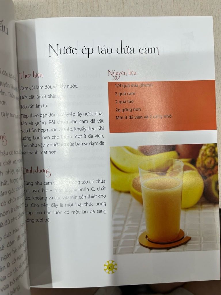  Sinh Tố, Nước Ép, Chè, Kem Ngon và Bổ Dưỡng - Nhật Anh, Thanh Nguyên Biên Soạn 