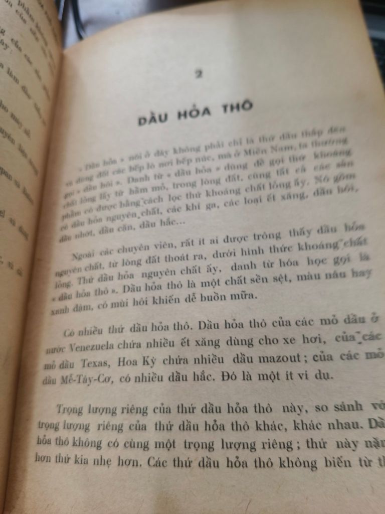  Dầu Hoá Phổ Thông - HNNH 
