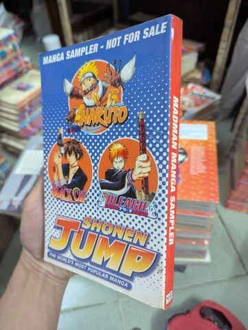  Madman Manga Sampler ( naruto x Black Cat x Bleach Shonen Jump ) 