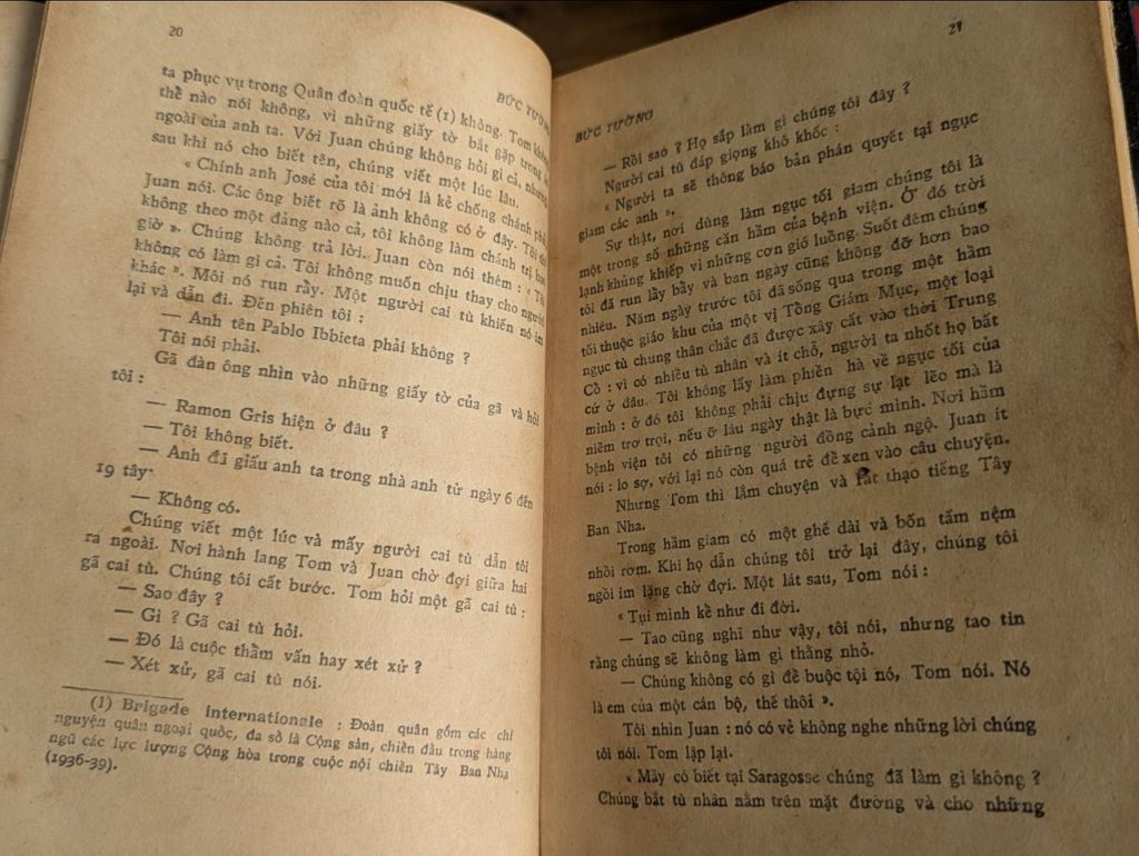  Bức Tường - Jean Paul Sartre (Bản Dịch Lê Thanh Hoàng Dân - Mai Vi Phúc) 