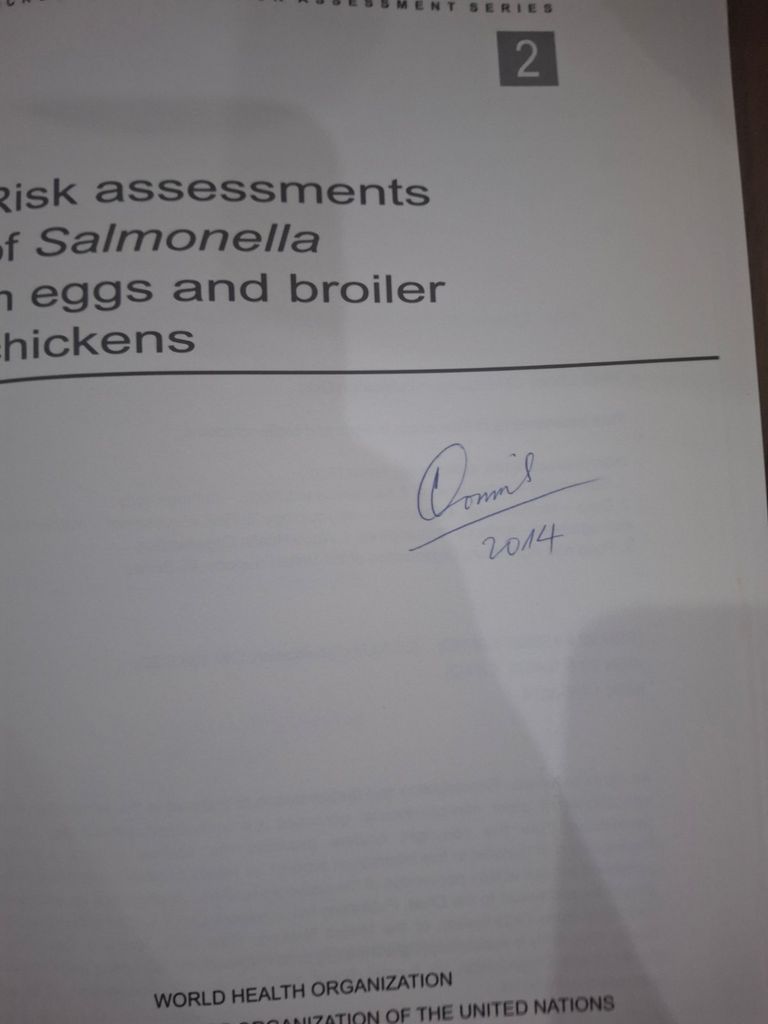  Risk Assessments Of Salmonella In Eggs And Broiler Chickens 