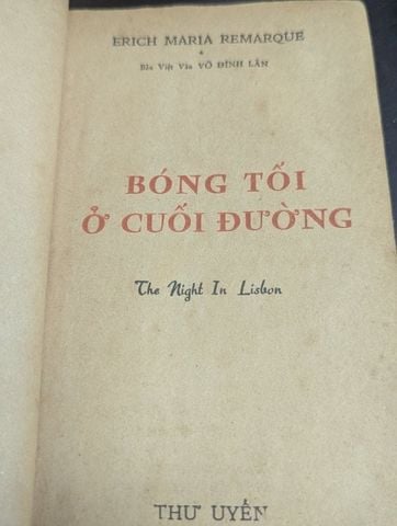  Bóng tối ở cuối đường - Erich Maria Remaque 