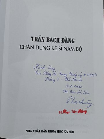  Trần Bạch Đằng: Chân dung kẻ sĩ Nam Bộ - Nguyễn Trọng Xuất (chủ biên) 