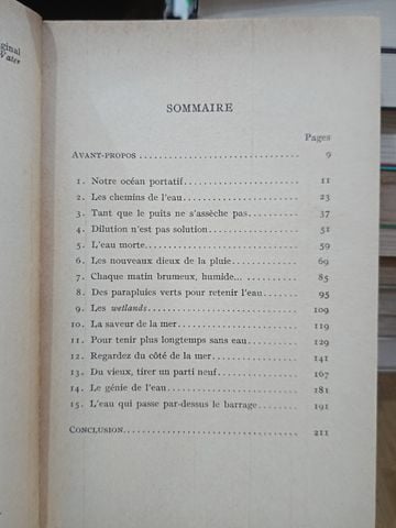  L'Eau Et La Vie - Laurus Et Margery Milne 