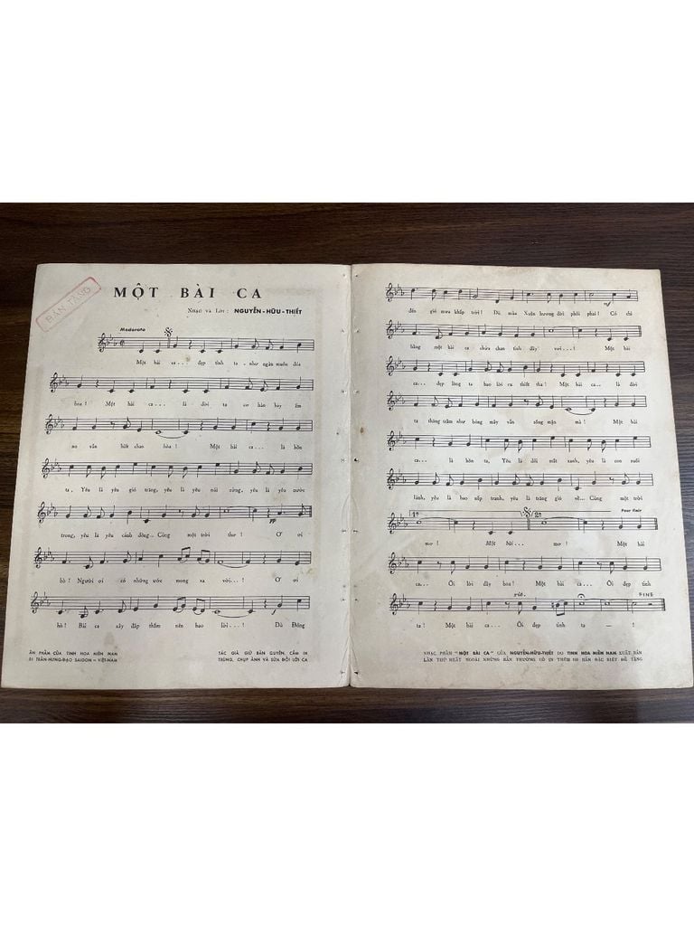 Một Bài Ca - Nguyễn Hữu Thiết 
