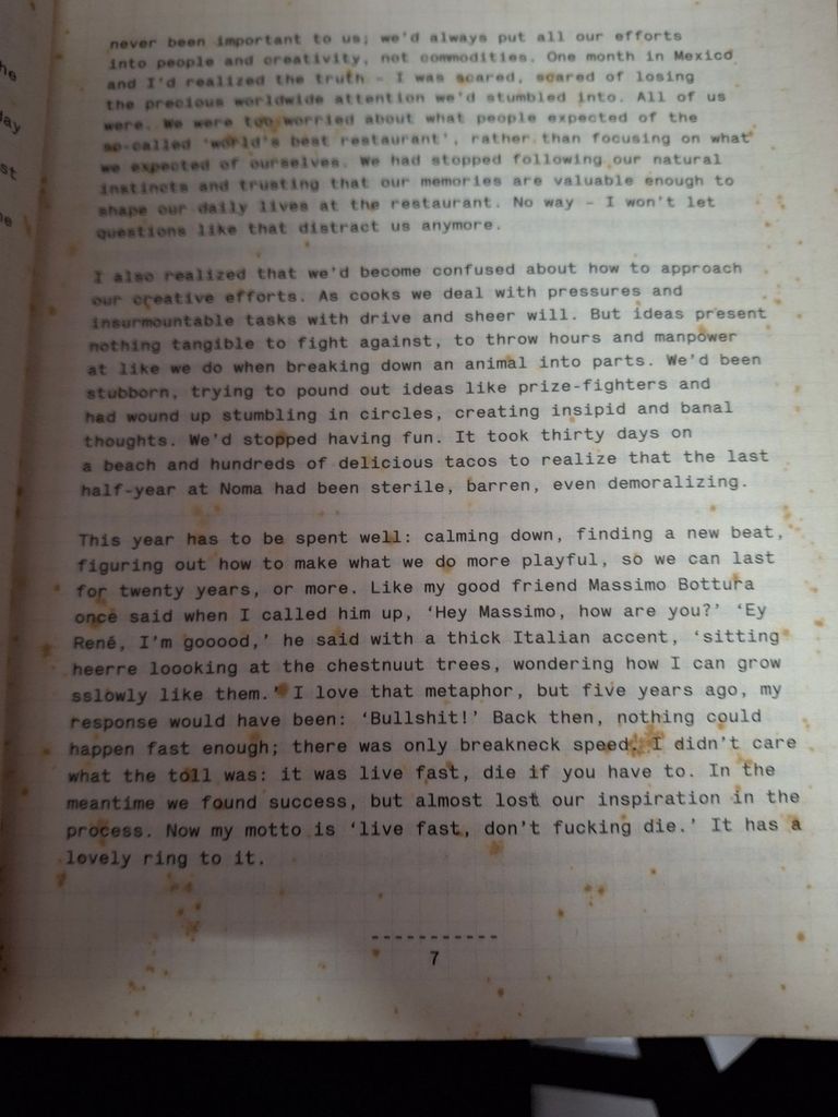  René Redzepi Journal - René Redzepi 