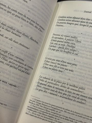  Journal et Autres Carnets Inédits - Georges Brassens 
