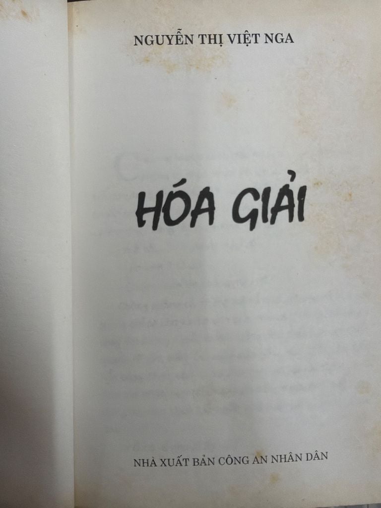  Hóa Giải - Nguyễn Thị Việt Nga 