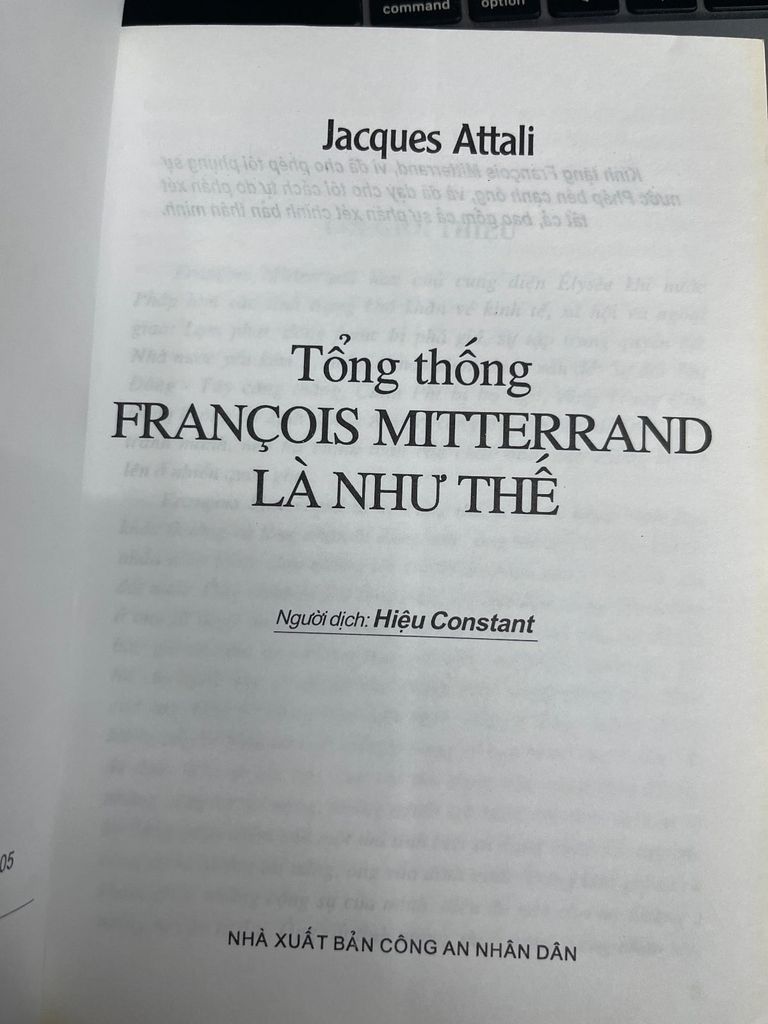  Tổng Thống François Mitterrand Là Như Thế - Jacques Attali 