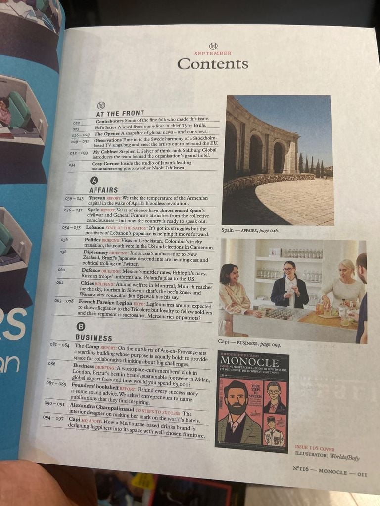  Monocle - September 2018 | Issue 116 | Better Business Special 