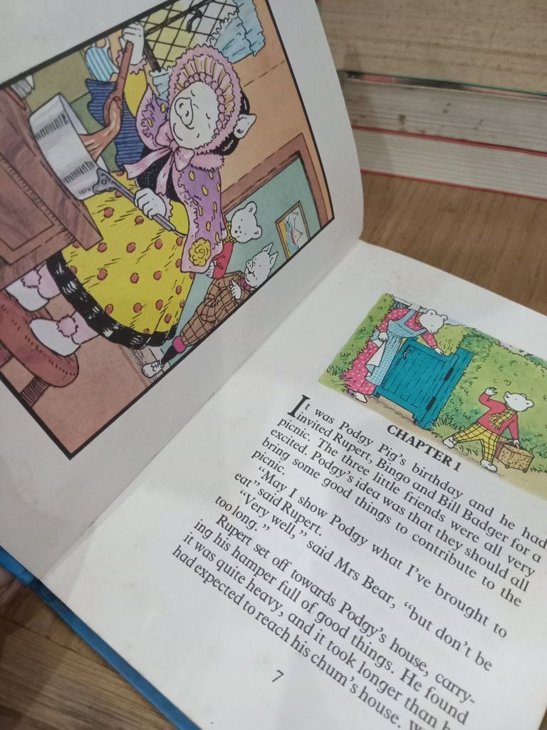  Rupert and Podgy's Picnic Day - John Harrold, Frederick Chaplain 