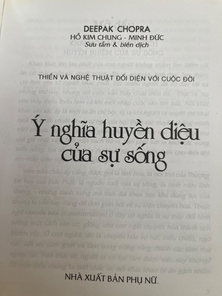  Ý Nghĩa Huyền Diệu Của Sự Sống - Hồ Kim Chung, Minh Đức 
