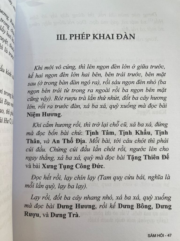  Bố Cáo Sám Hối Tịnh Nghiệp Văn Nhựt Tụng Giác Thế - Minh Lý Đạo 