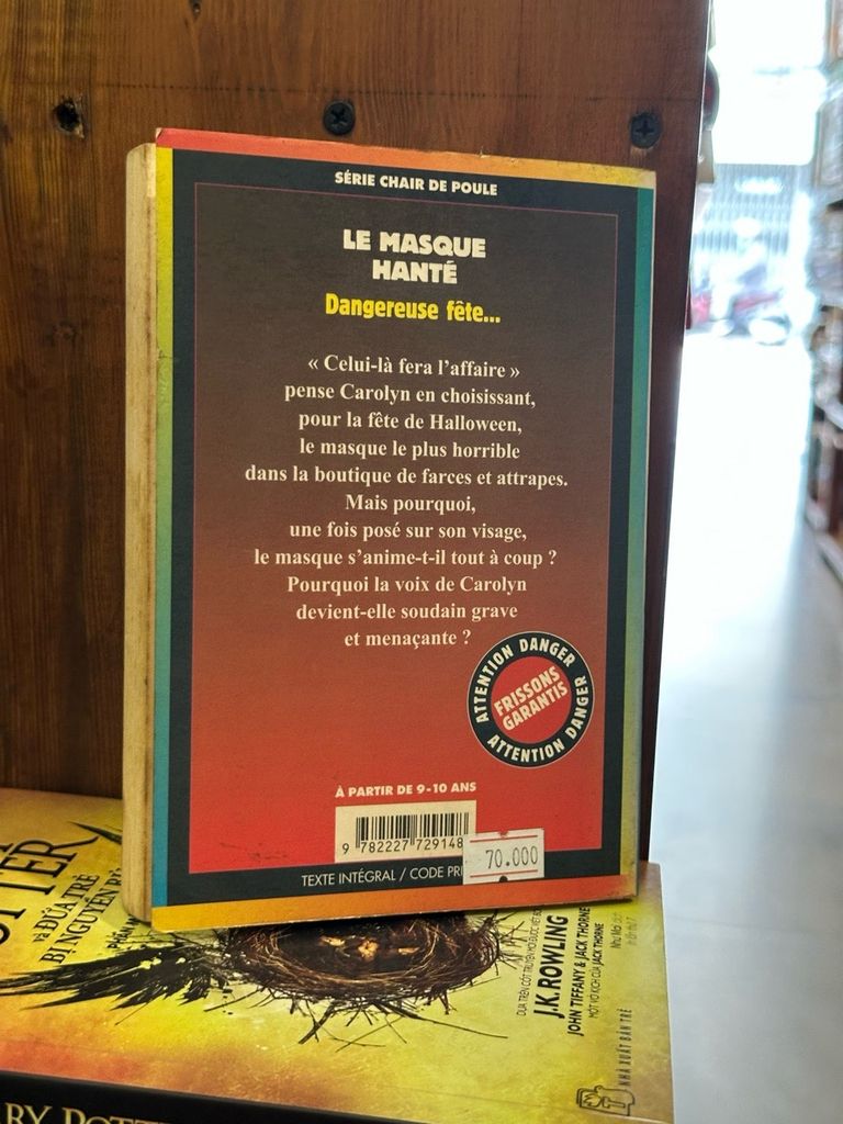  Le Masque Hanté - R.l.stine & Série Chair De Poule 
