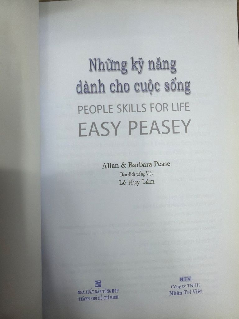  Những Kỹ Năng Dành Cho Cuộc Sống - Allan & Barbara Pease 