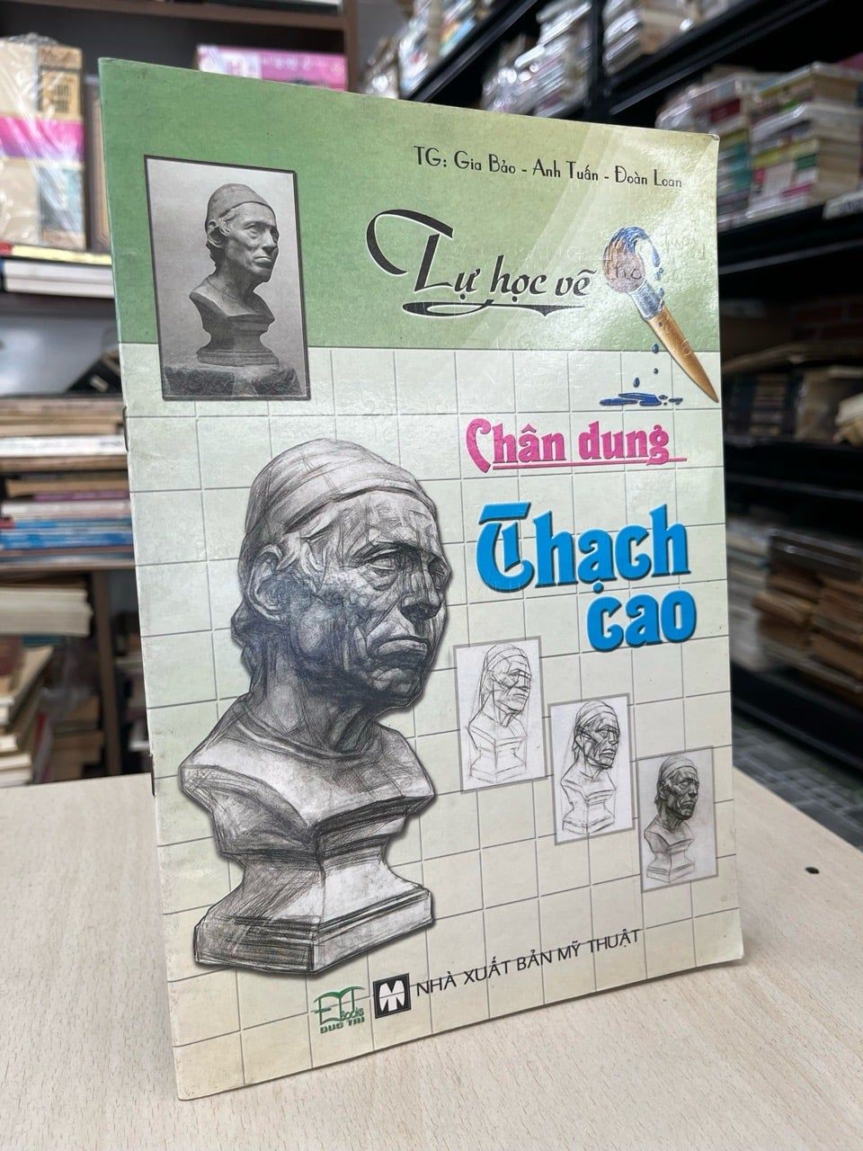  Tự học vẽ chân dung thạch cao - Gia Bảo, Anh Tuấn, Đoàn Loan 