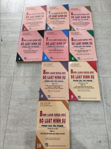  Bình Luận Khoa Học Bộ Luật Hình Sự - Đinh Văn Quế 