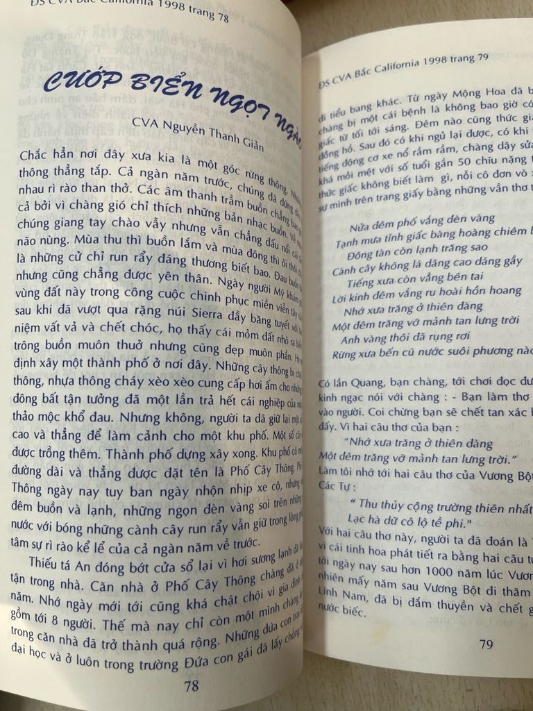  Chu Văn An Đặc San Xuân Mậu Dần 1998 (Sách In Hải Ngoại) 