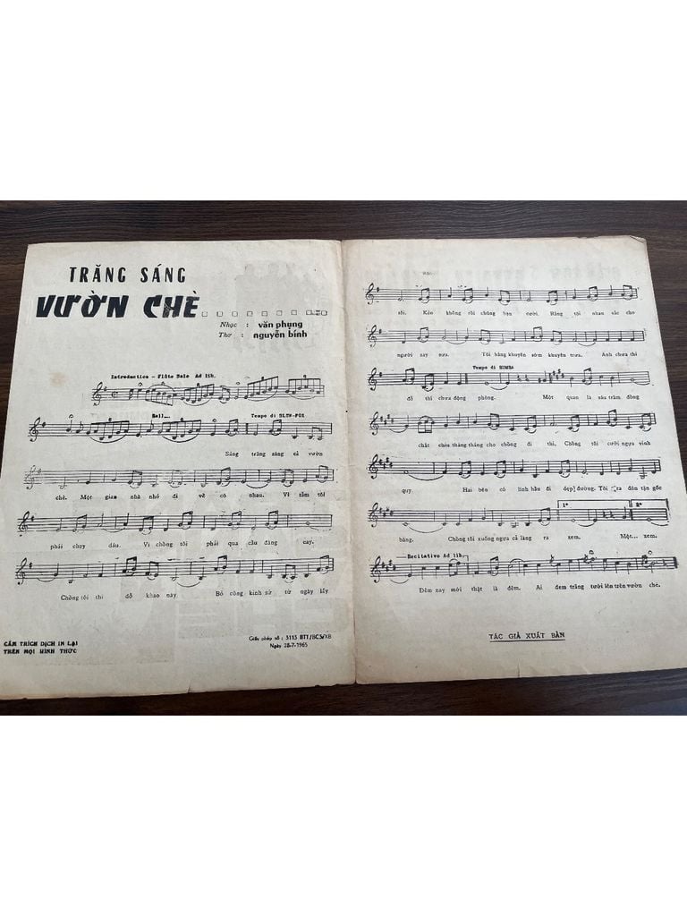  Trăng Sáng Vườn Chè - Văn Phụng, Nguyễn Bính 