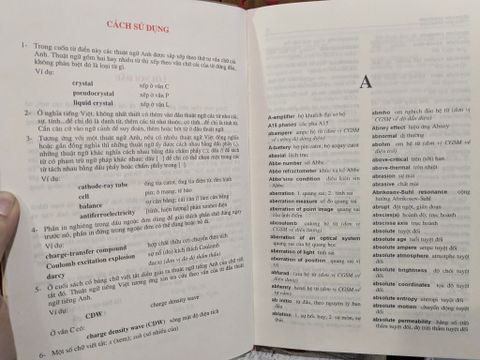 Từ điển vật lý và công nghệ cao - Anh - Việt & Việt - Anh 