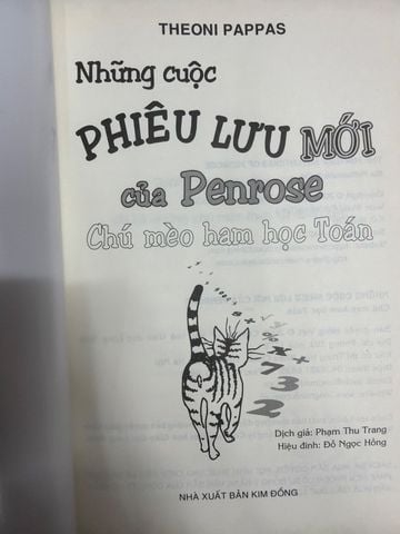  Những Cuộc Phiêu Lưu Mới Của Penrose Chú Mèo Ham Học Toán - Theoni Pappas 