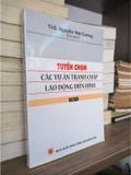  Tuyển Chọn Các Vụ Án Tranh Chấp Lao Động Điển Hình - Nguyễn Việt Cường 