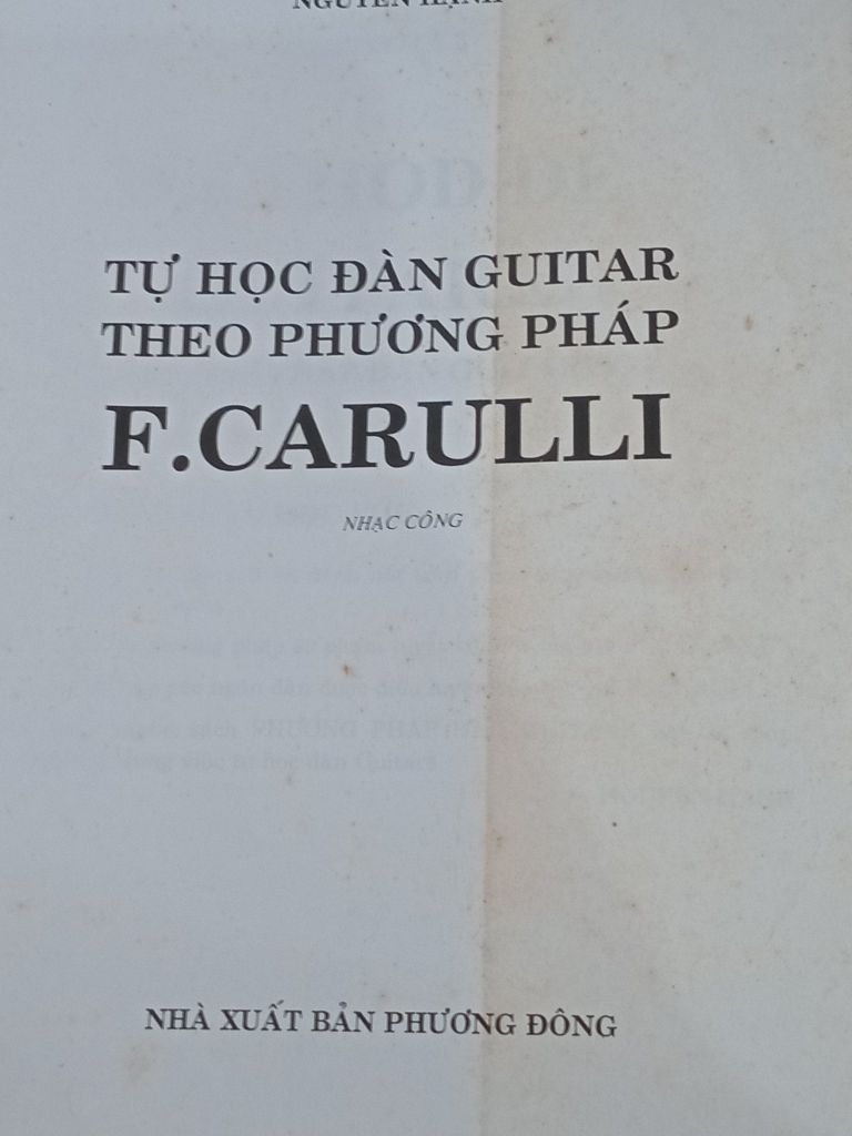  Tự Học Đàn Guitar Theo Phương Pháp F. Carulli - Nguyễn Hạnh 