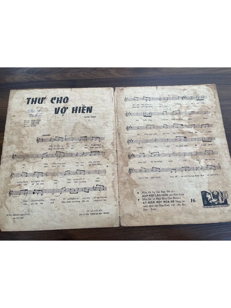  Thư Cho Vợ Hiền - Song Ngọc 