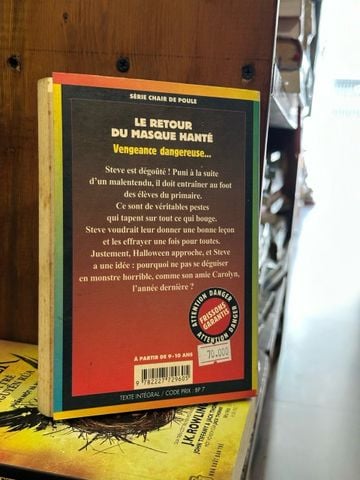  Le Retour du Masque Hanté - R.L.Stine & Série Chair de poule 