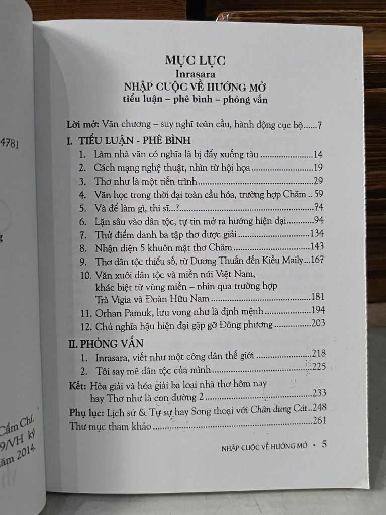  Nhập Cuộc Về Hướng Mở - Inrasara 