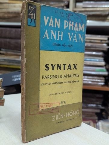  Văn phạm anh văn phần bổ túc - Lê Bá kông 