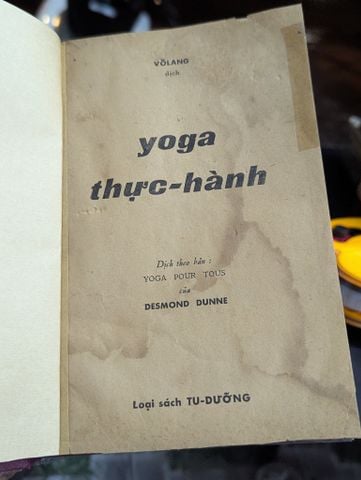  YOGA THỰC HÀNH - VÕ LANG ( SÁCH ĐÓNG BÌA CÒN BÌA GỐC ) 