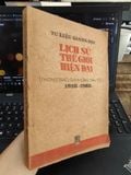  Tư Liệu Giảng Dạy: Lịch Sử Thế Giới Hiện Đại ( Phong Trào Giả Phóng Dân Tộc 1918 - 1985 ) 