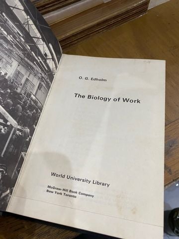  The Biology of Work - O. G. Edholm 