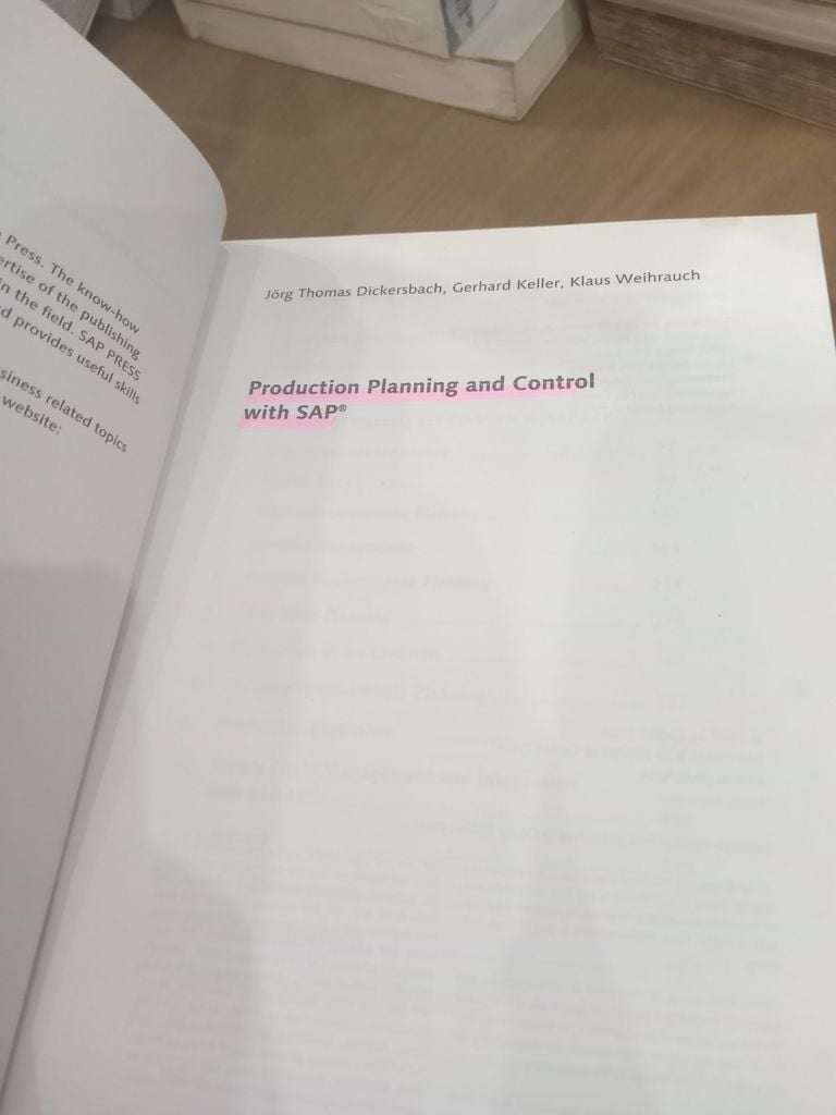  Production Planning And Control With Sap - Jörg Thomas Dickersbach, Gerhard Keller, Klaus Weihrauch 