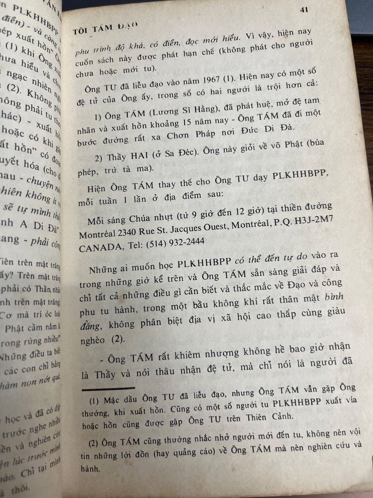  Tôi Tầm Đạo 