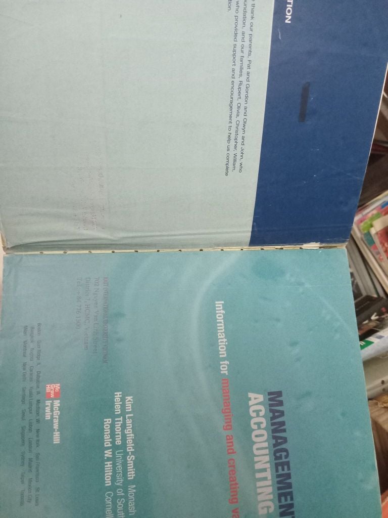  Management Accounting 4e: Information for Managing and Creating Value - Kim Langfield-smith, Helen Thorne, Ronald W. Hilton 