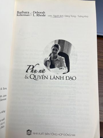  Phụ Nữ Và Quyền Lãnh Đạo - Barbara Kellerman, Deborah L. Rhode 