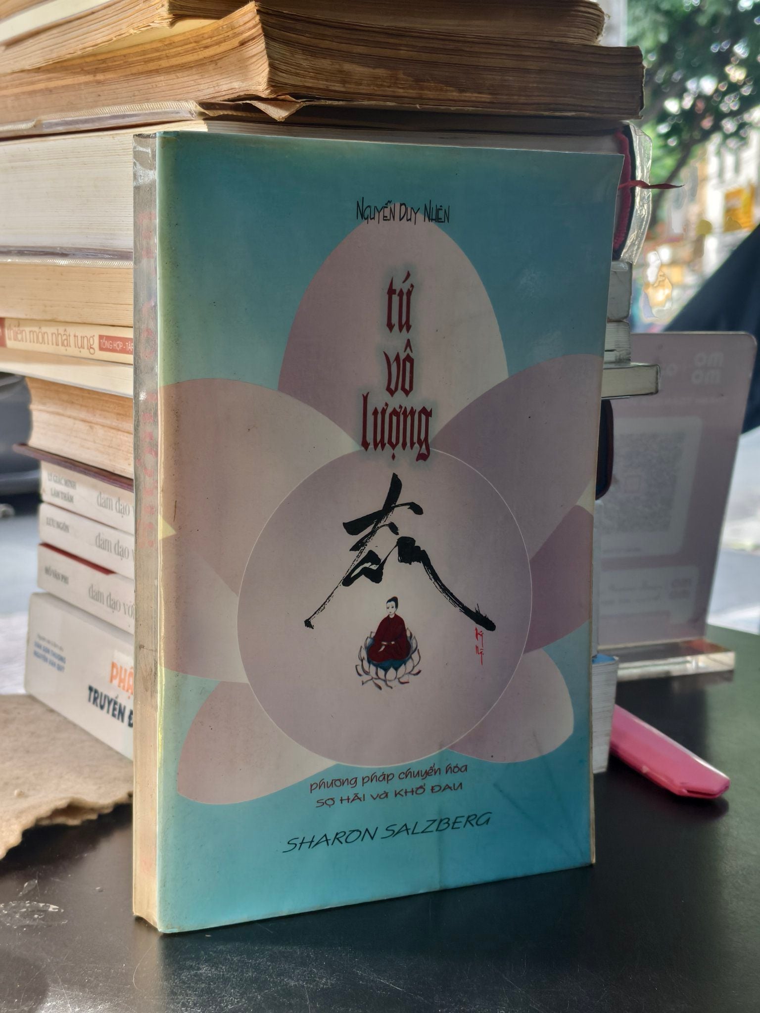  Tứ vô lượng tâm - Nguyễn Duy Nhiên (sách kéo lụa) 