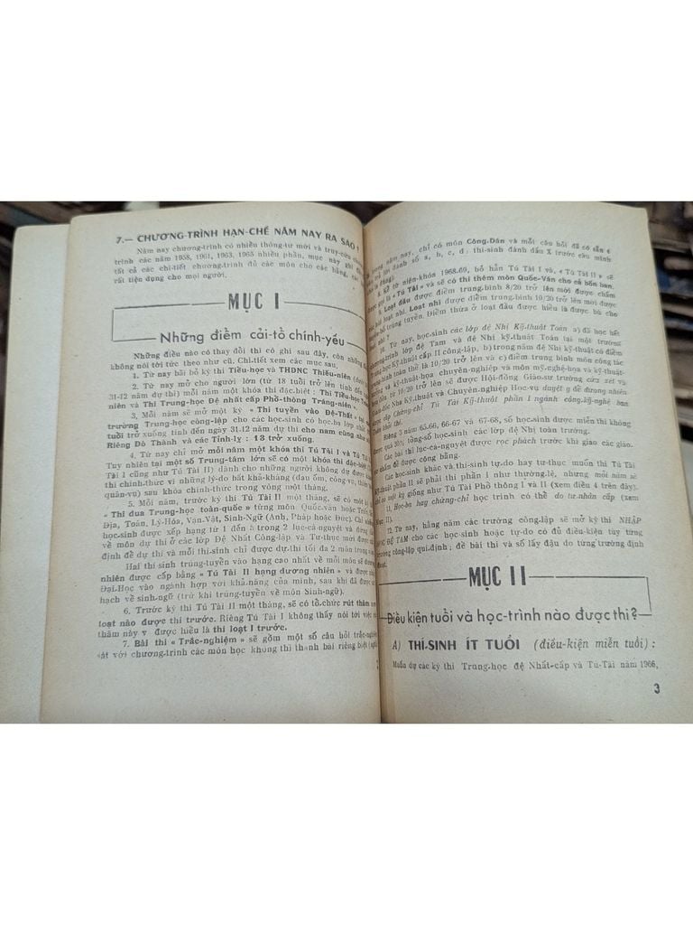  Thể Lệ Và Chương Trình Thi 1966 - Nguyễn Kỳ Văn, Trần La 