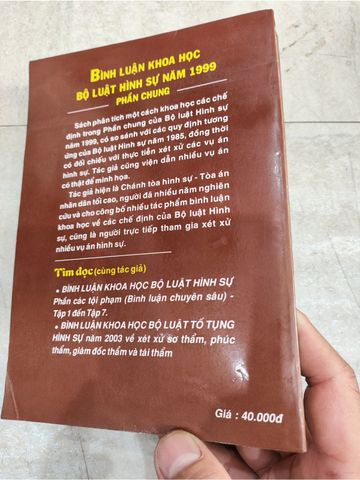  Bình Luận Khoa Học Bộ Luật Hình Sự Năm 1999 Phần Chung – Đinh Văn Quế 
