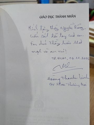  Giáo dục thành nhân - Hoàng Thanh Linh 