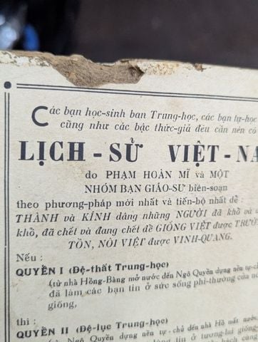  Lịch Sử Việt Nam - Phạm Hoàn Mĩ 
