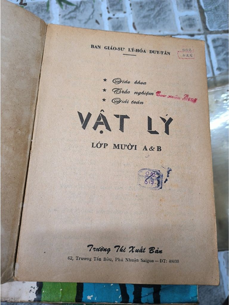  Vật Lý 10 - Ban Giáo Sư Lý Hóa Duy Tân 