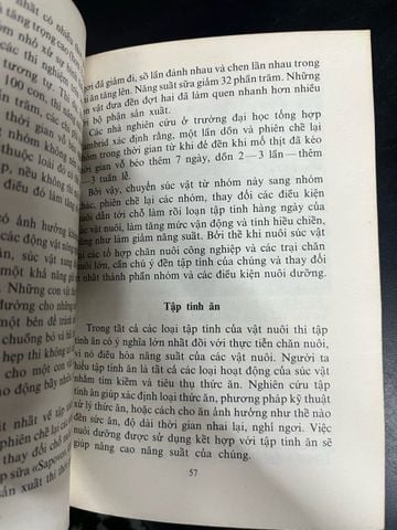 Những hiểu biết về tập tính của vật nuôi - nhiều tác giả